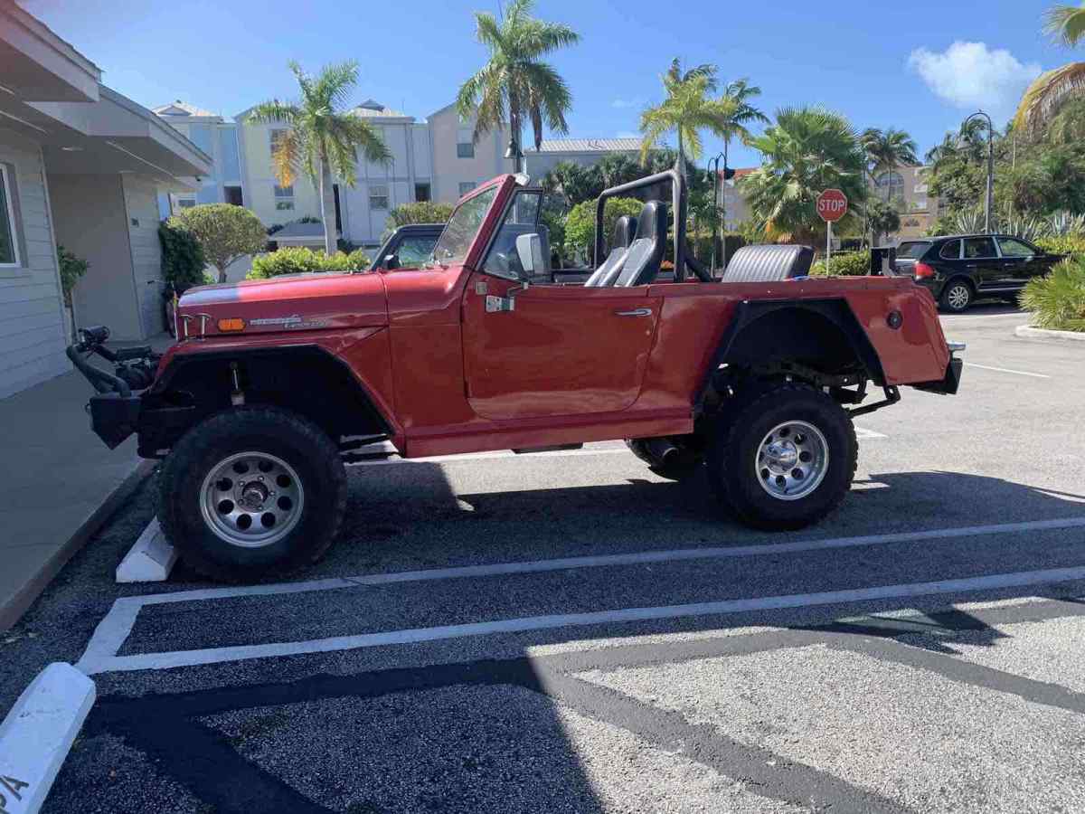 1968 jeep commando red 4wd automatic