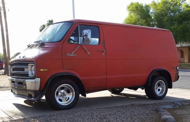 shorty dodge b200 tradesman custom van