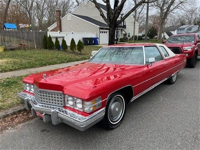 1974 cadillac coupe deville in carlisle, pennsylvania