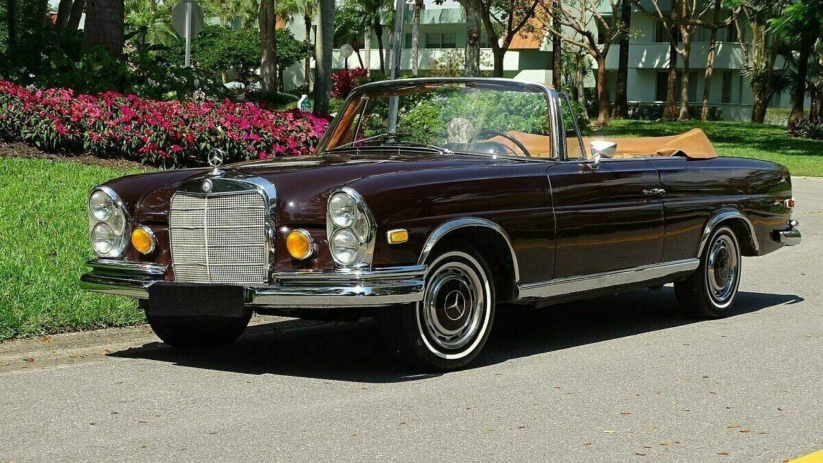 1967 mercedes-benz 300-series 300se convertible conversion top professional removed