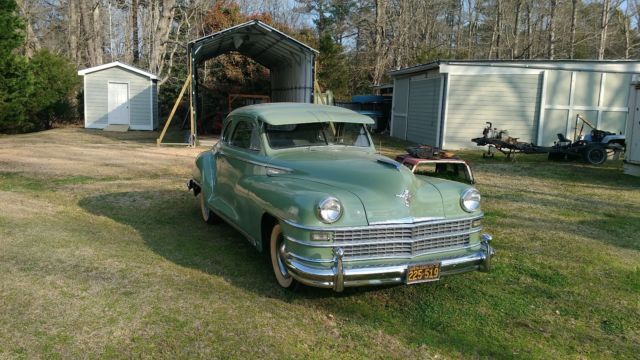 48 chrysler windsor restored except engine and trans frame off done