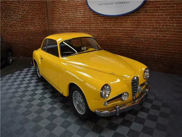 1954 alfa romeo 1900 css, yellow with 6250 miles available now!