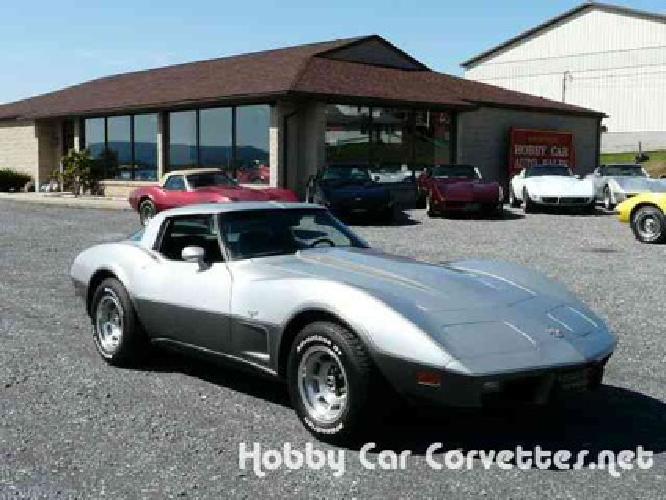 1978 chevrolet corvette silver, 16k miles in martinsburg, pa
