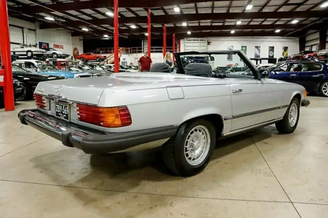 1980 mercedes-benz 450 sl 120610 miles silver convertible 4.5l v8 automatic
