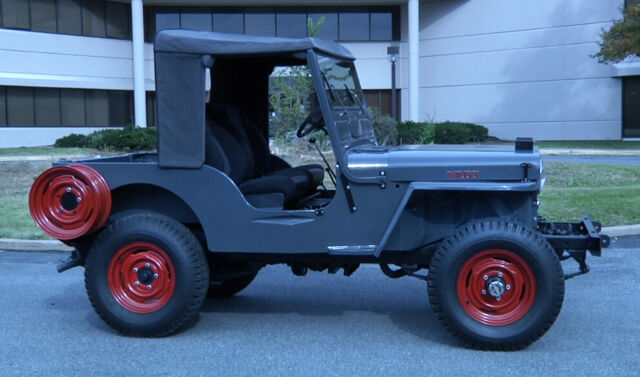 1960s willy's jeep restored 225 dauntless v6 motor flatfender