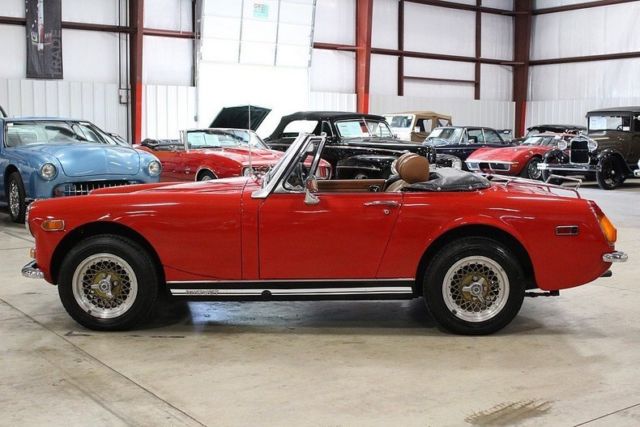 1974 mg midget 70860 miles red convertible 4 cylinder manual