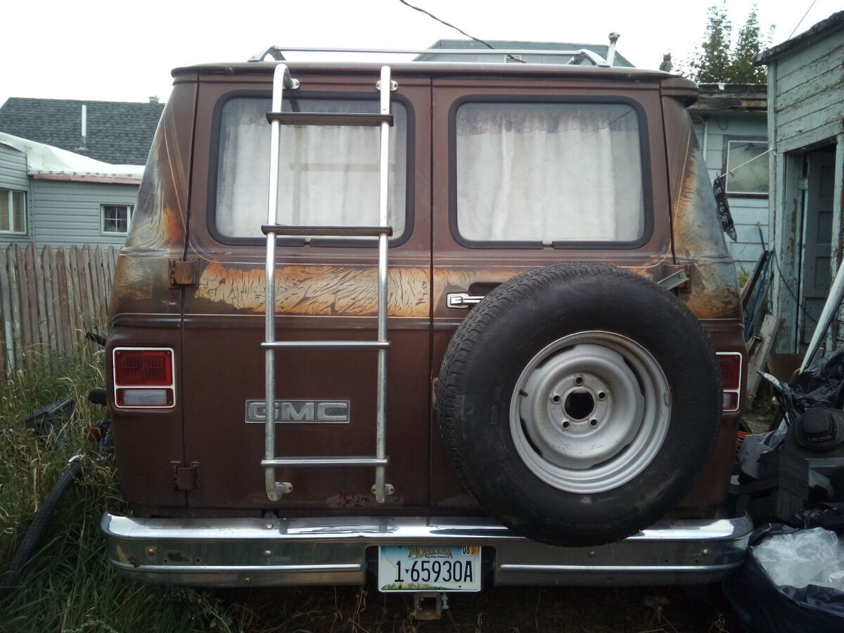 gmc chevy van passenger 350 engine with new cam! scooby doo & a team!