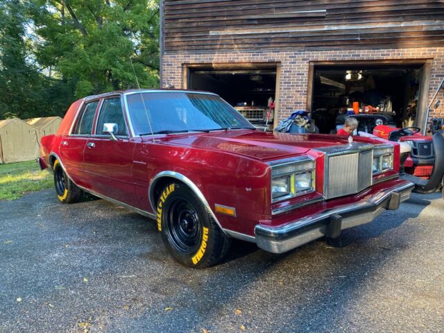 1987 chrysler fifth avenue sedan red rwd automatic