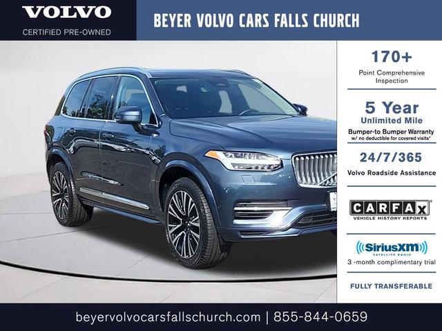 2024 volvo xc90 recharge plug-in hybrid t8 plus bright 7-seater