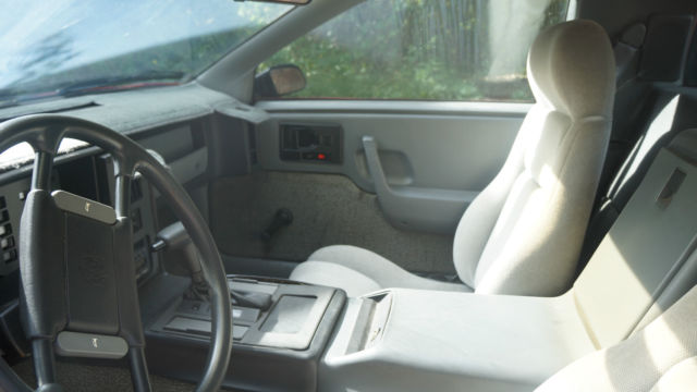 1988 pontiac fiero red coupe automatic not gt