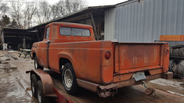 1959 ford f100 custom cab original paint patina