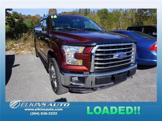 2016 ford f-150 xlt 4x4 xlt 4dr supercrew 5.5 ft. sb for sale in elkins, west virginia