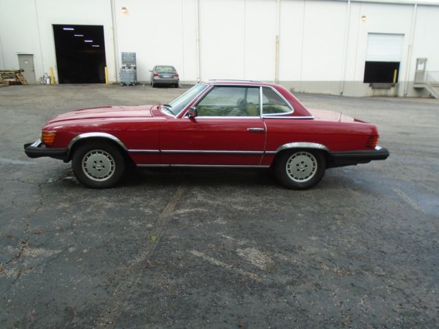 1980 mercedes-benz sl class sl450 hard & soft top convertible with video