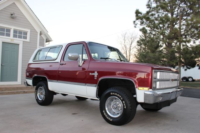 1981 chevrolet k5 blazer survivor loaded w/ options one owner low miles original
