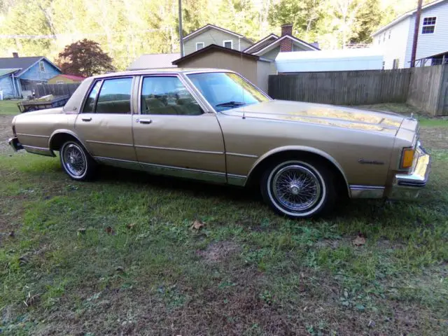 1985 chevy caprice classic 4 door 87k mi. one owner family, everything works