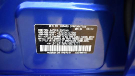 2020 Subaru WRX