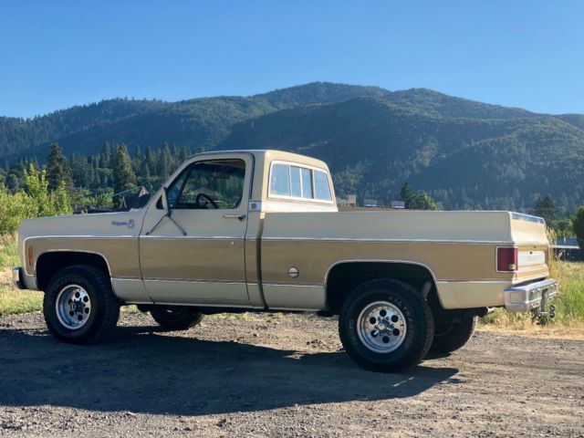 1977 chevy short bed c/k10 4x4,new;motor,tranny,interior,a/c,power,daily driver