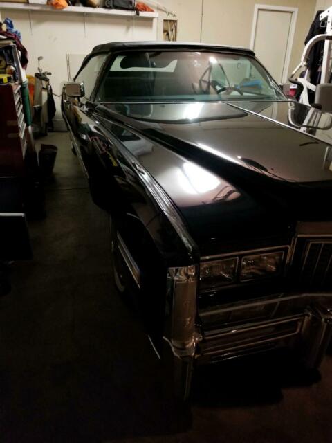 1976 cadillac eldorado convertible,black,11,300 miles,like new!!