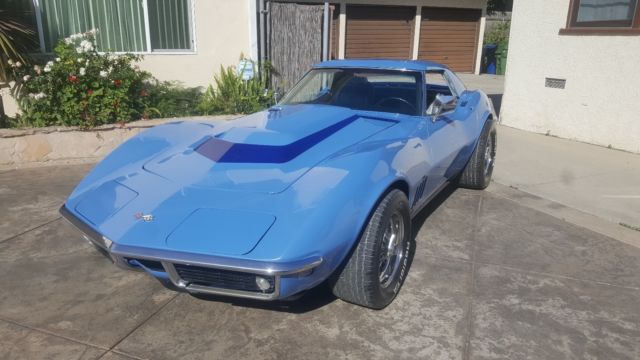 1968 corvette 427 4 spd convertible (mako shark) stunning condition