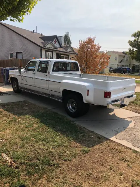 1973 gmc sierra grande c30 crew cab dually squrebody 454
