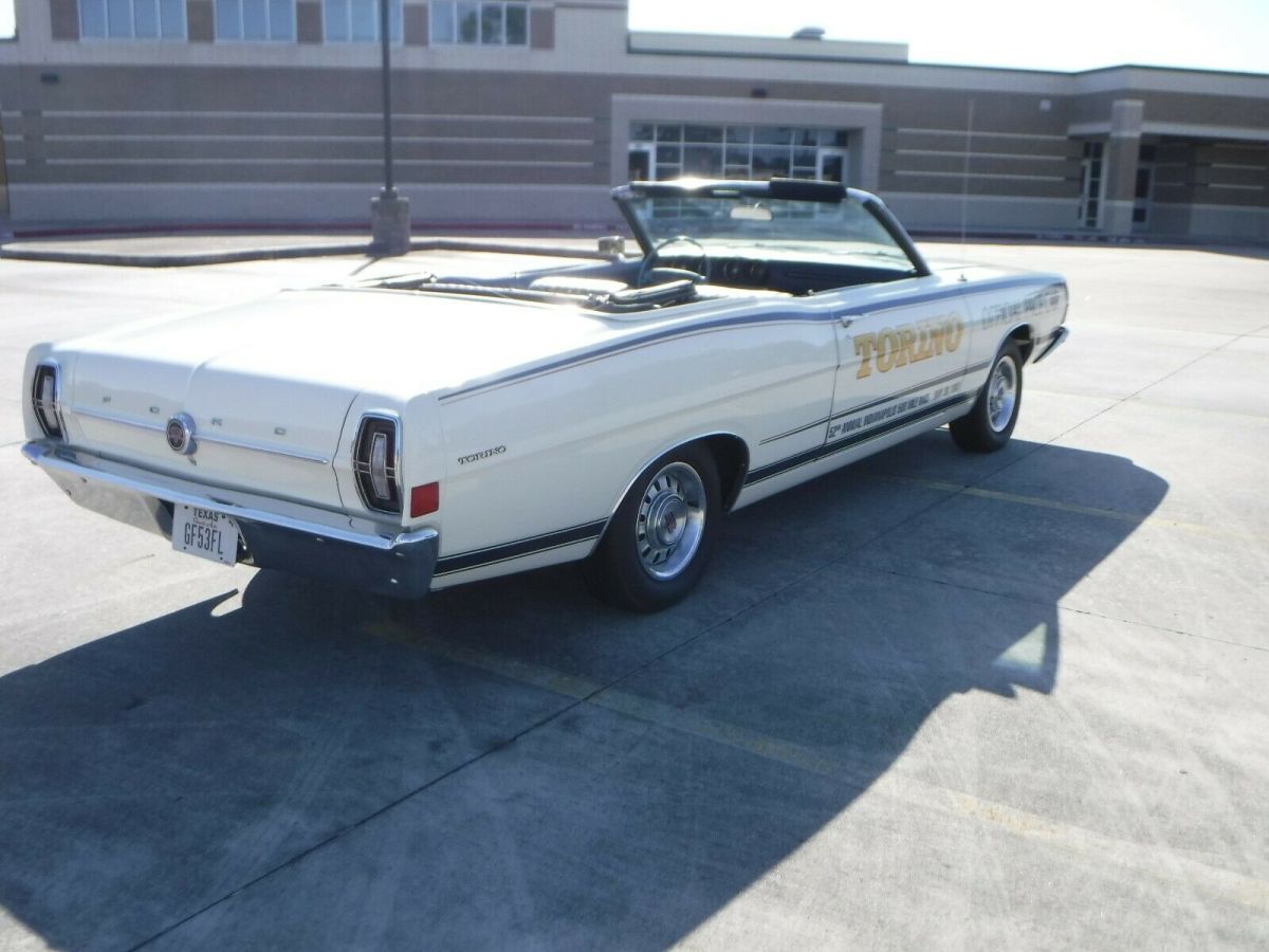 1968 ford torino gt convertible, pace car edition