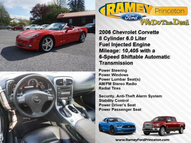 used 2006 chevrolet corvette convertible princeton, wv 24740 for sale in elgood, west virginia