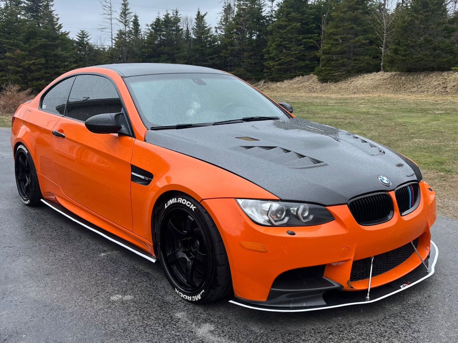 rare 2013 bmw m3 e92 fire orange / competition pack / 4.0l v8