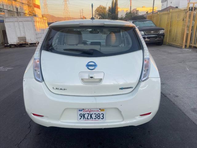 2012 nissan leaf sl 4dr hatchback