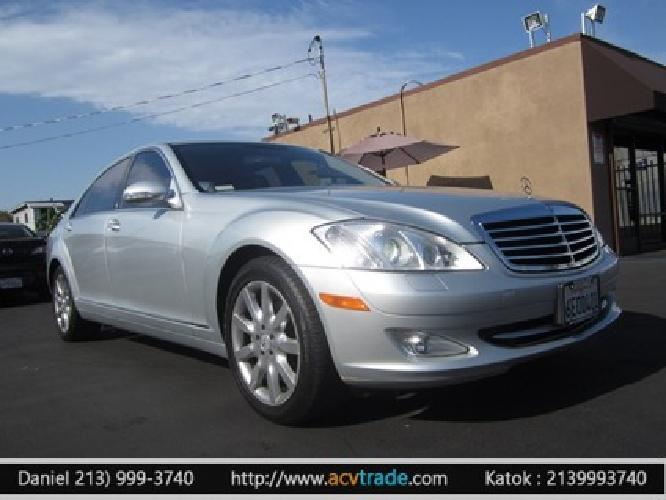 2007 benz s550 silver 63,402 mile in los angeles, ca