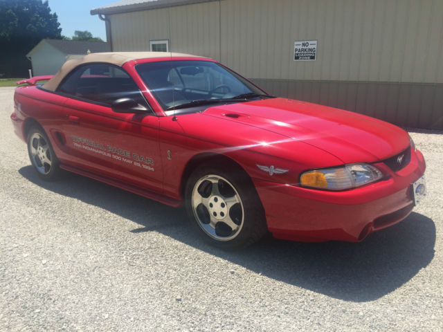 1994 ford mustang svt cobra convertible pace car