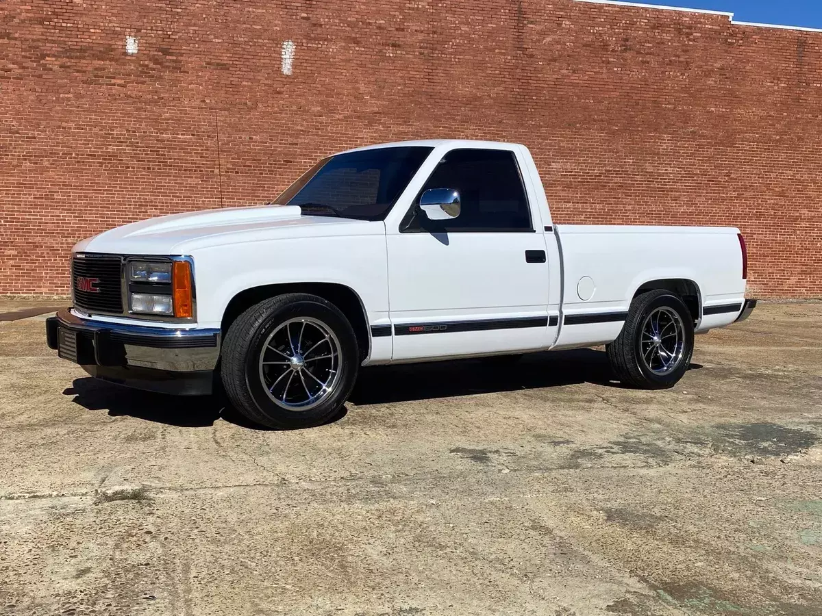 1991 gmc sierra pickup white rwd automatic 1500 sle