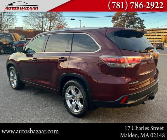 2015 toyota highlander limited platinum