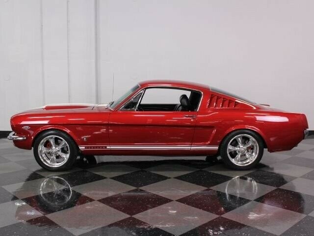 classic vintage chrome fomoco stang laser red show quality