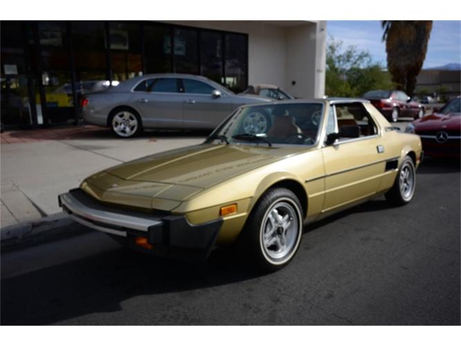1980 fiat x1/9 in palm springs, california