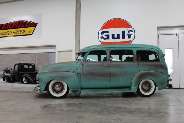 1950 chevy suburban 3100,restomod rat rod,ls v8,auto,ps,pdb,patina,ac,custom!