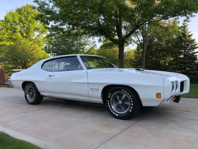 1970 pontiac gto * 455 ram air iv! 4 speed! gorgeous! window sticker!