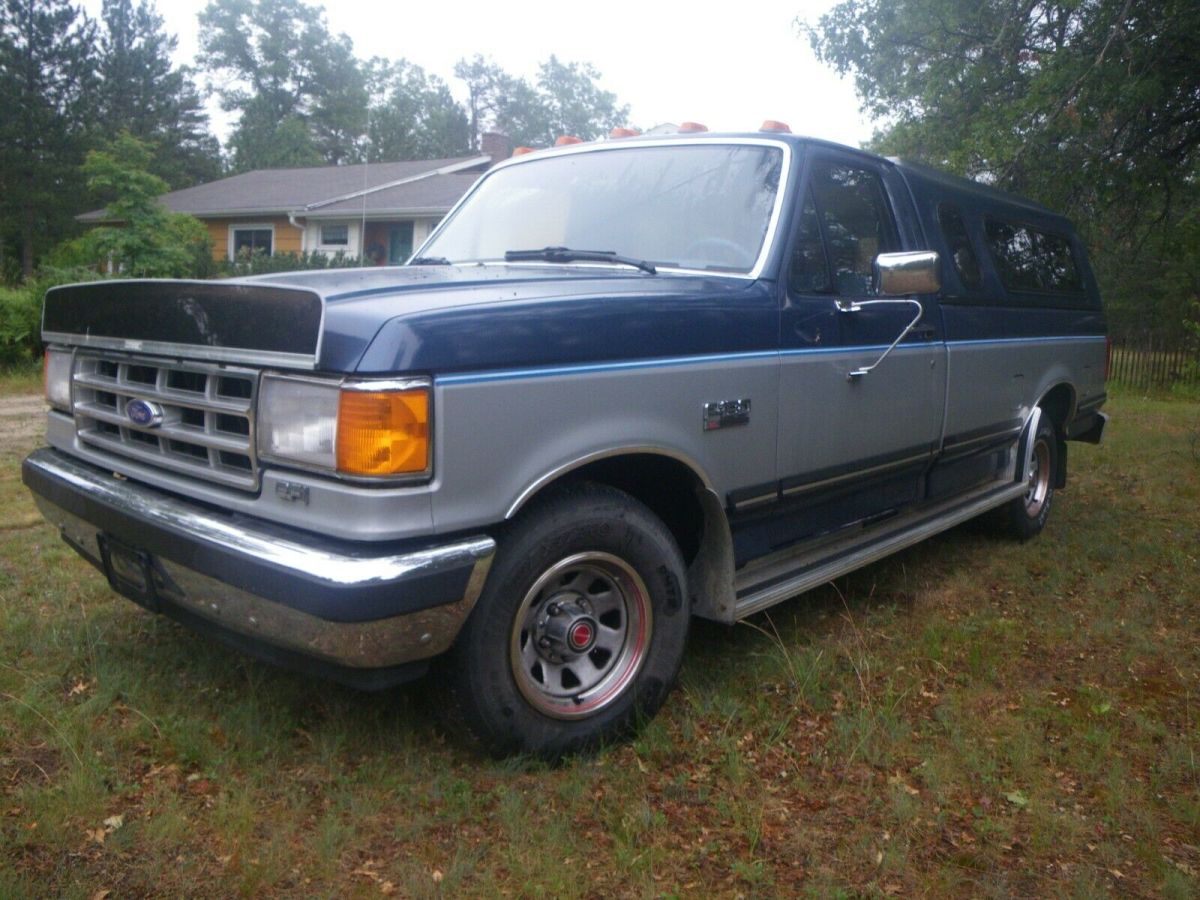 1987 ford f-150 xl truck with topper, original 64,545 miles on everything