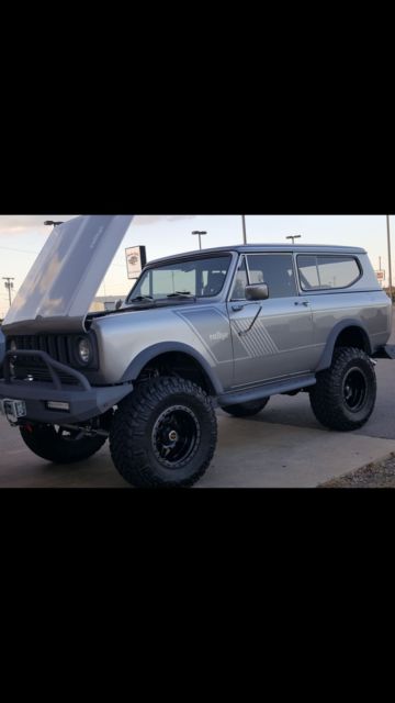 1979 scout ii custom frame off restoration