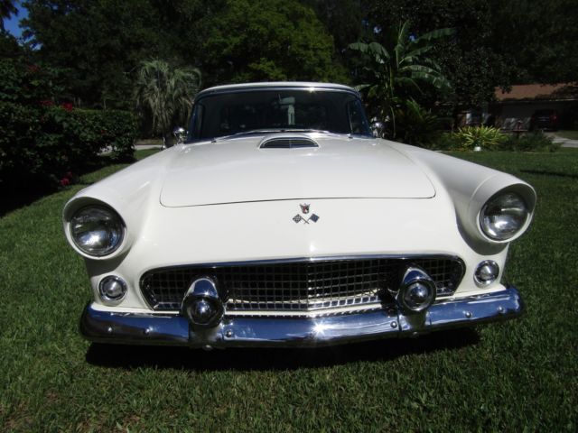 1955 ford thunderbird convertable both tops