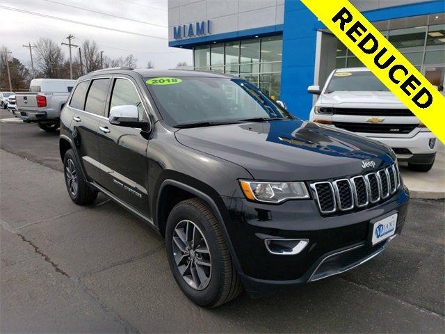 used 2018 jeep grand cherokee 4wd limited miami, ok 74354 for sale in miami, oklahoma