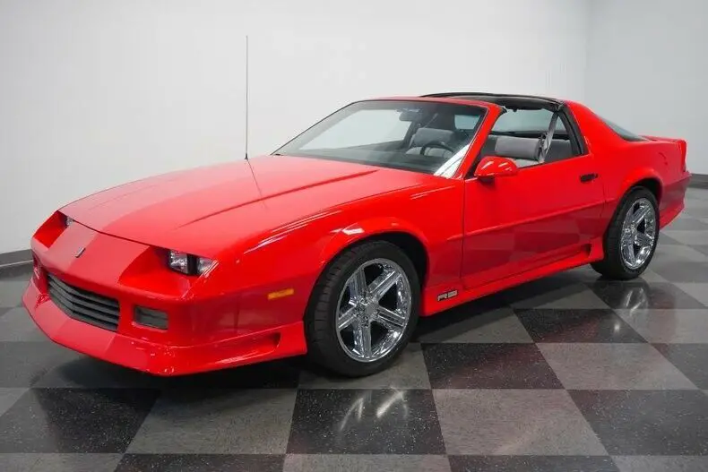 v8 auto classic vintage collector chevy red original owner packet rally sport