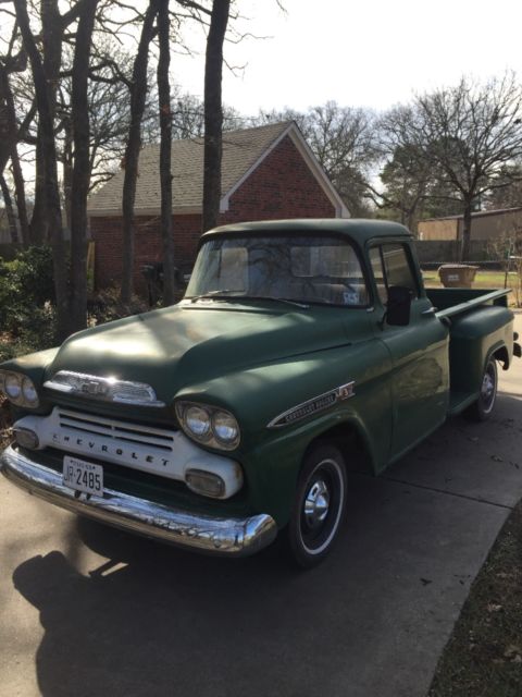1959 chevrolet apache pick up truck step side