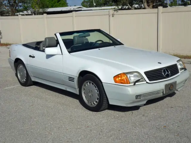 1991 mercedes benz 500sl hardtop / convertible v8 low miles no reserve