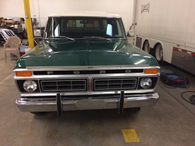 1977 ford f150 2wd supercab pickup -- survivor!