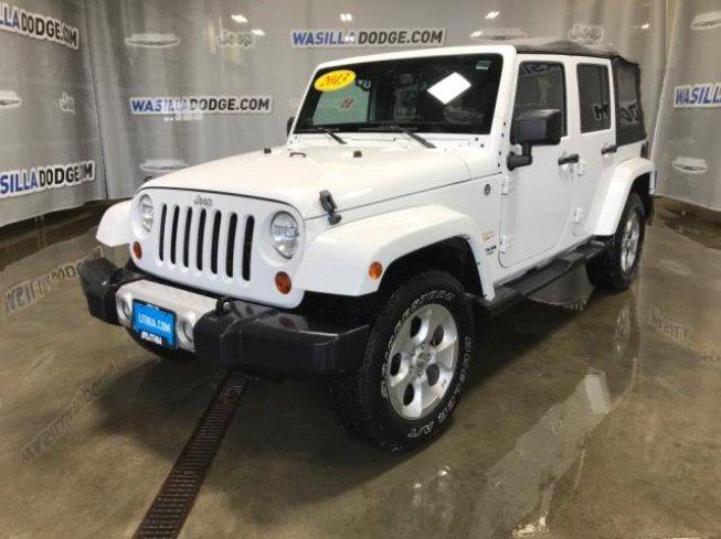 2013 jeep wrangler 4wd unlimited sahara for sale in wasilla, alaska