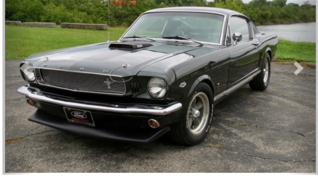 1966 mustang fastback gt