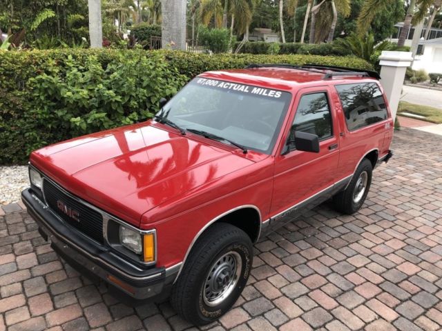 1991 gmc jimmy sle v6 4x4 a/c auto 64,000 original miles