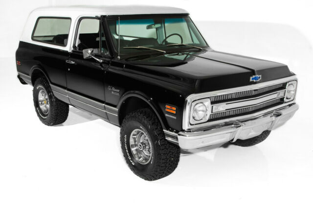 1970 chevrolet blazer 4wd black houndstooth 4-speed suv