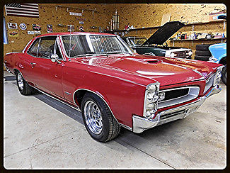 66 red 2 dr hard top coupe goat tri power 428 restored classic show car 4 speed