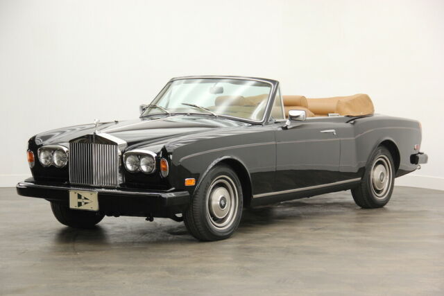 1981 rolls~royce corniche convertible